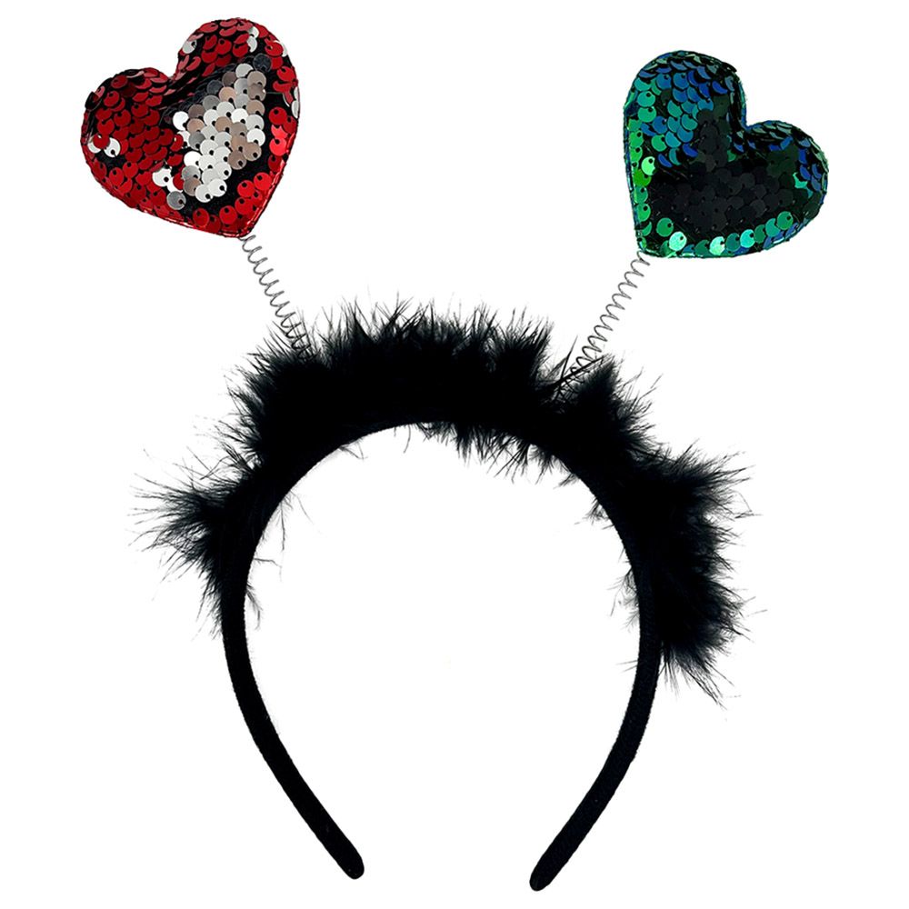 Party Magic - UAE Reversible Sequins Headband W/ Heart