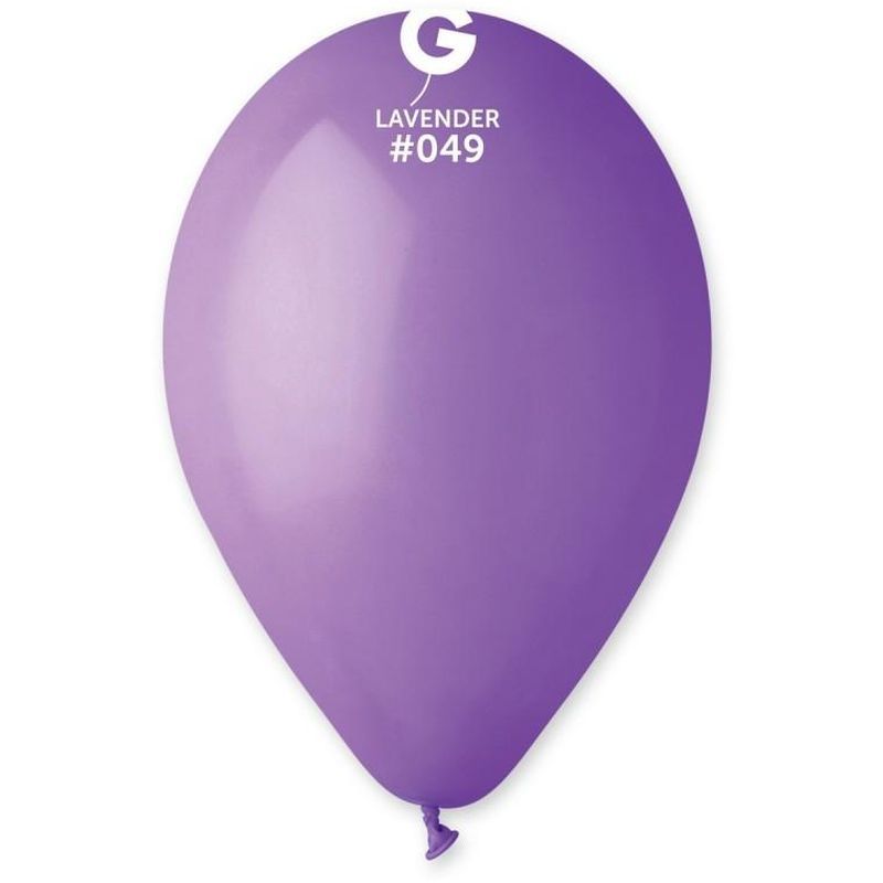 Gemar - 12in Standard Lavender Latex Balloon 100pcs