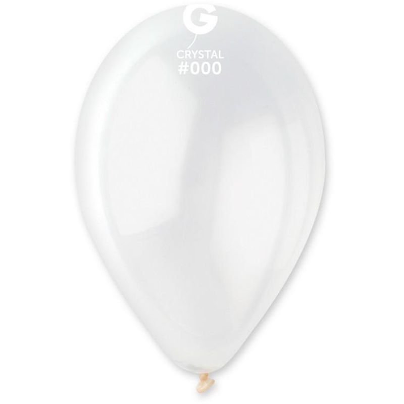 Gemar - 12in Standard Transparent Latex Balloon 100pcs