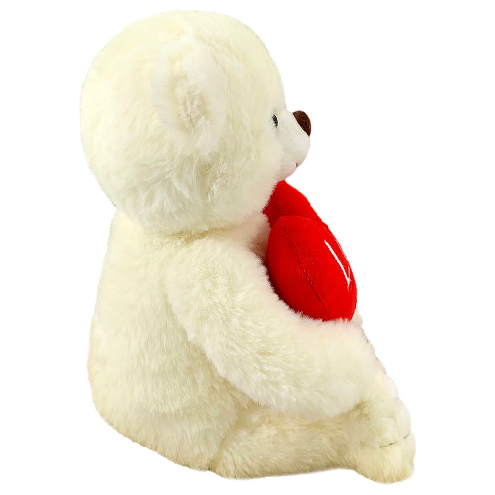 Party Magic - Bear with Heart - 25cm - Cream