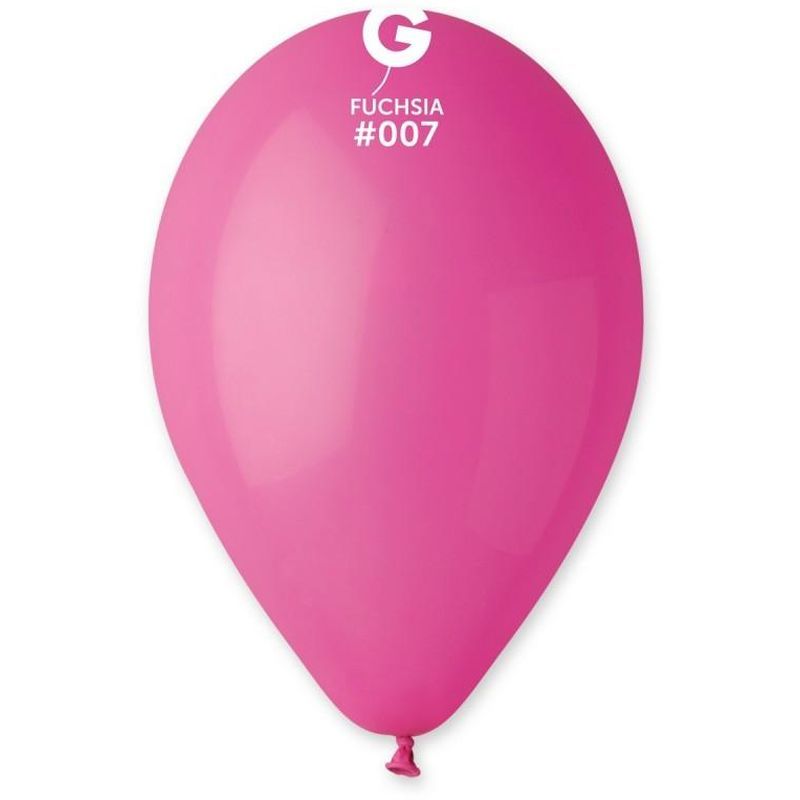 Gemar - 12in Standard Fuscia Latex Balloon100pcs