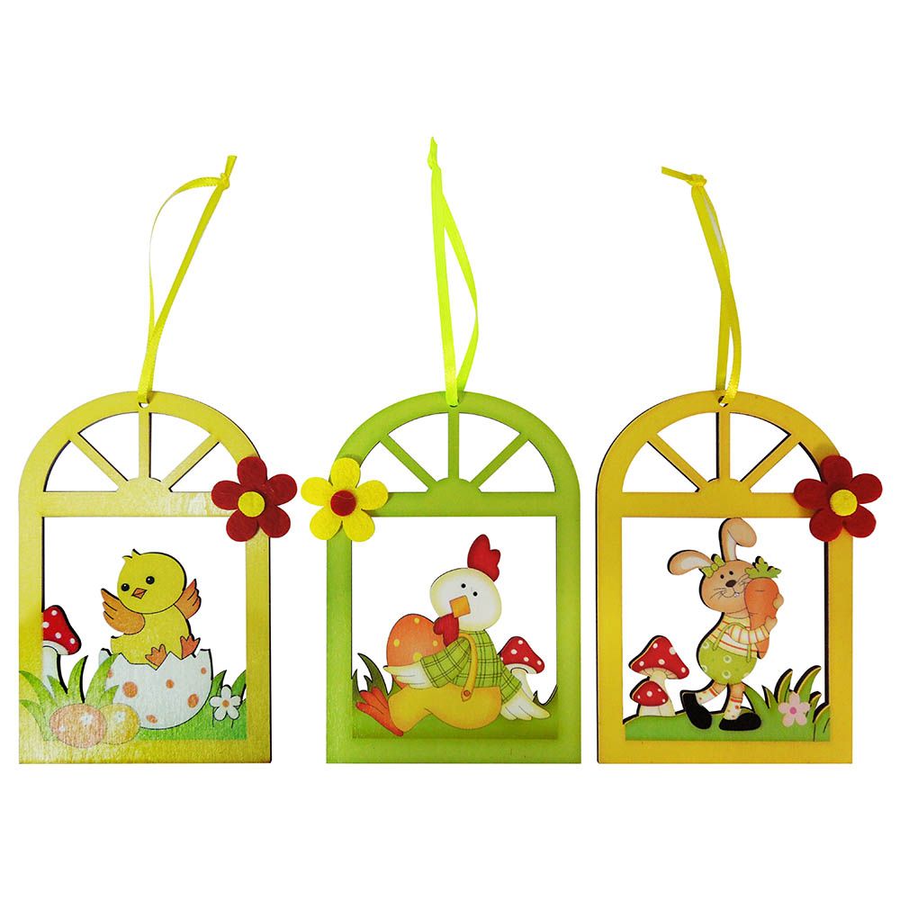 Party Magic - Easter Hanging Decorations 3pcs Set