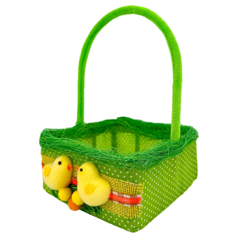 Party Magic - Easter Basket w/ Chicks - Green