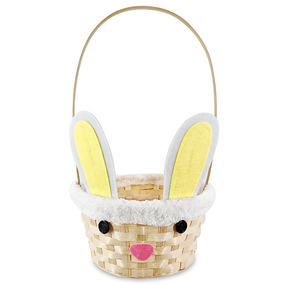 Party Magic - Easter Bamboo Bunny Basket - 1pc Assorted