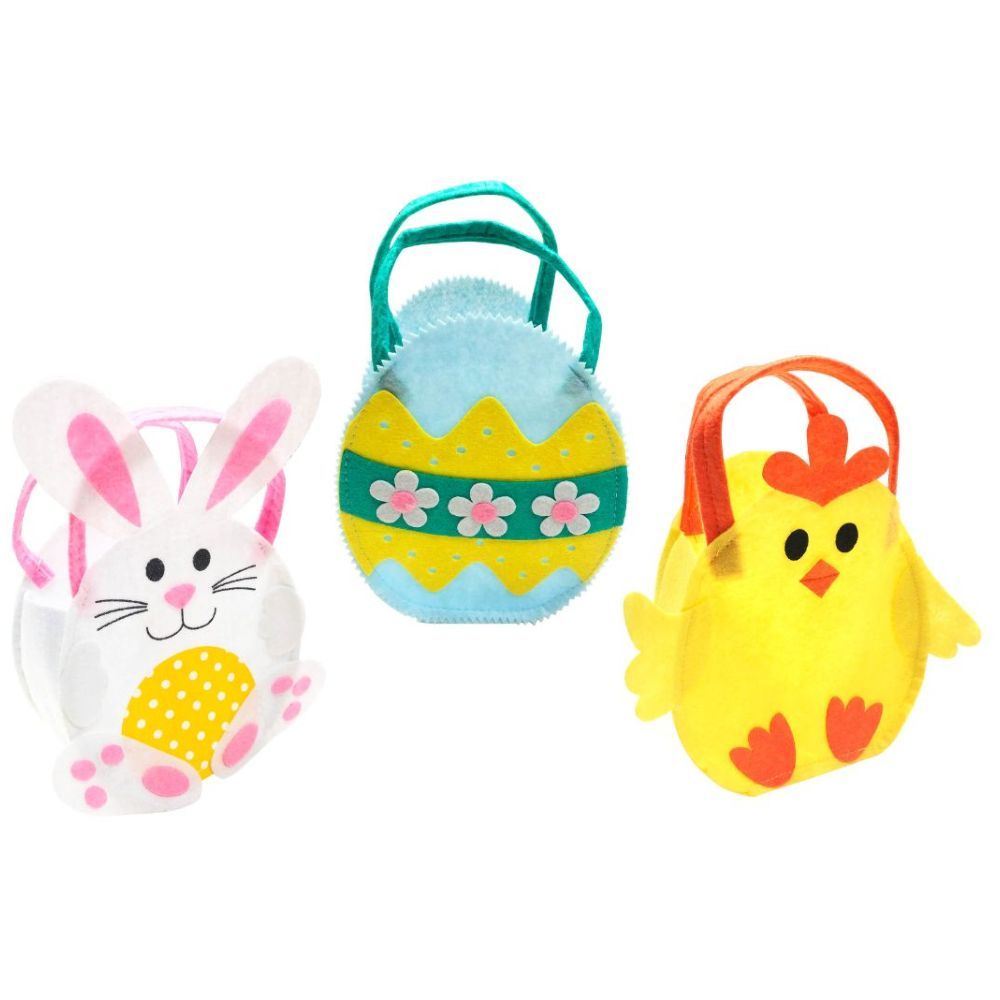 Party Magic - Easter Felt Basket Assorted