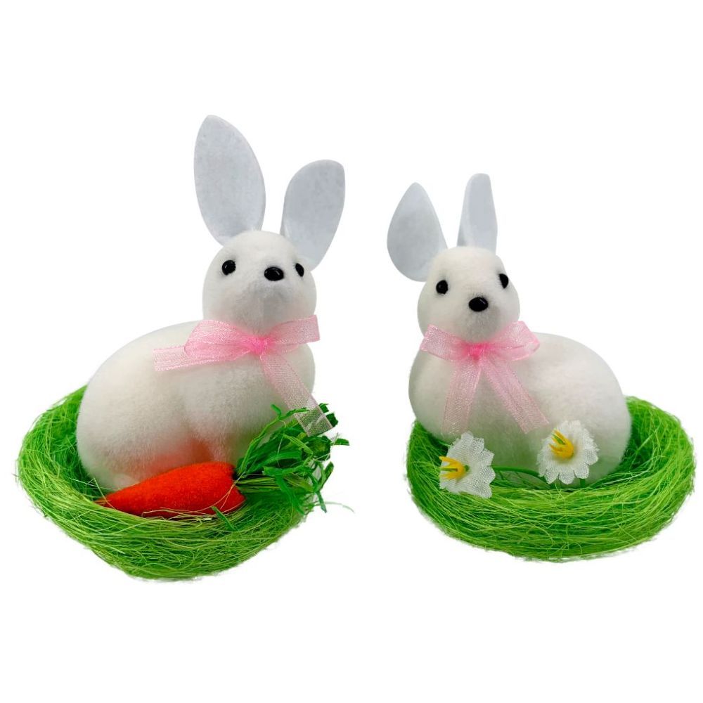 Party Magic - Easter Bunny Decoration - Pack Of 2