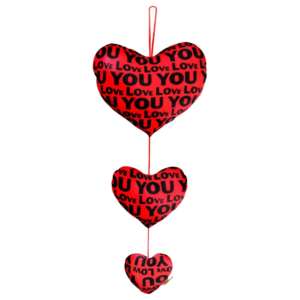 Party Magic - Valentine 3 Hearts Hanger - 80cm