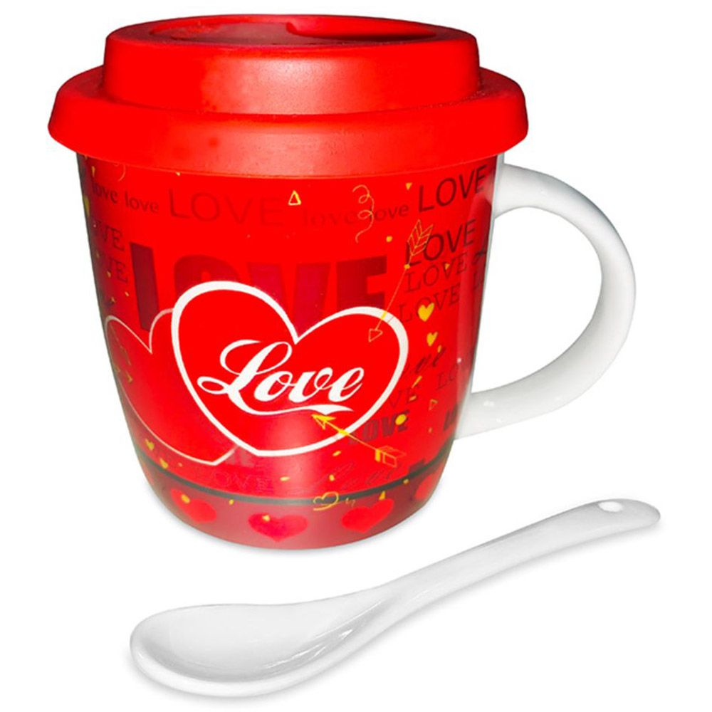 Party Magic - Valentine Mug With Spoon - 9cm