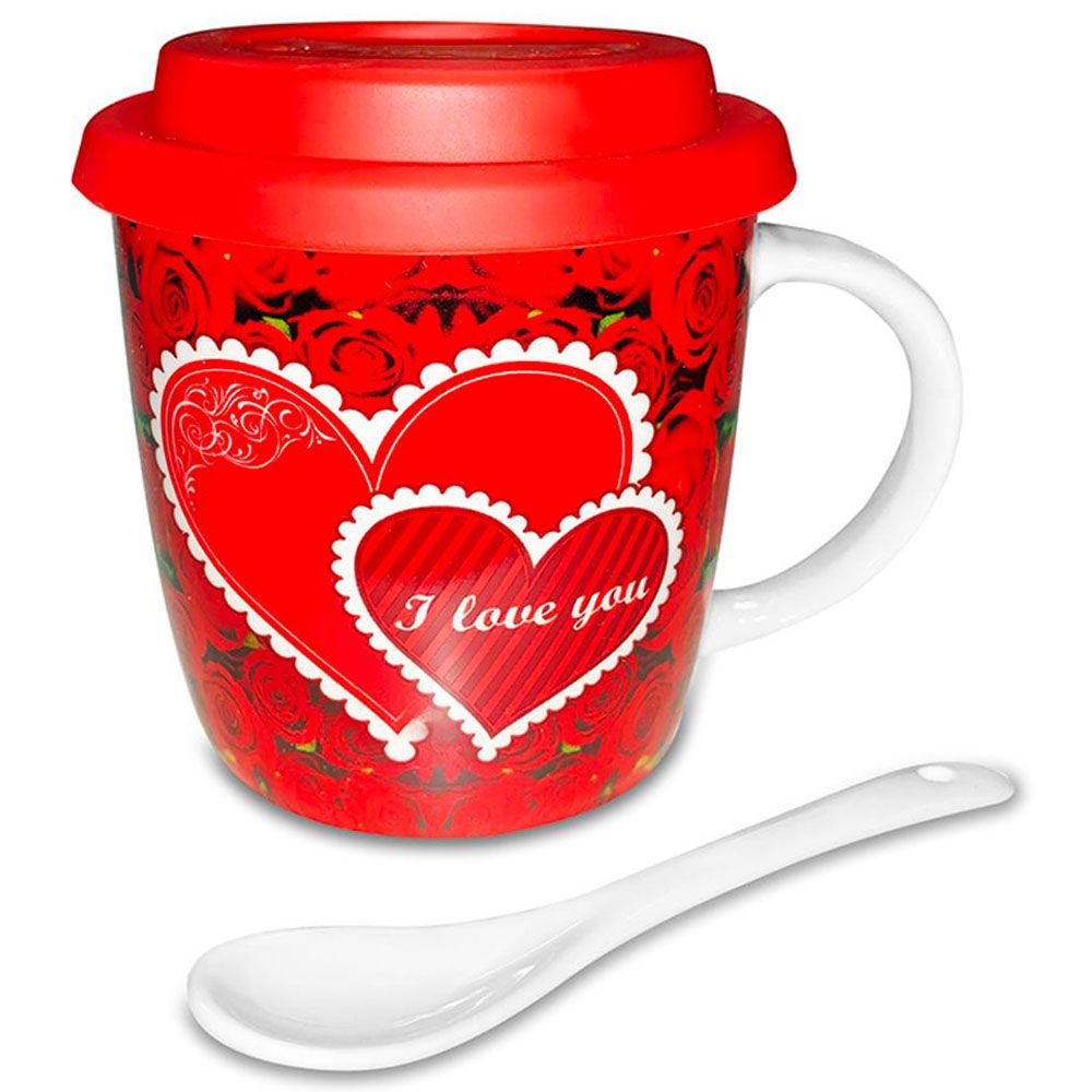 Party Magic - Valentine Mug With Spoon - 9cm