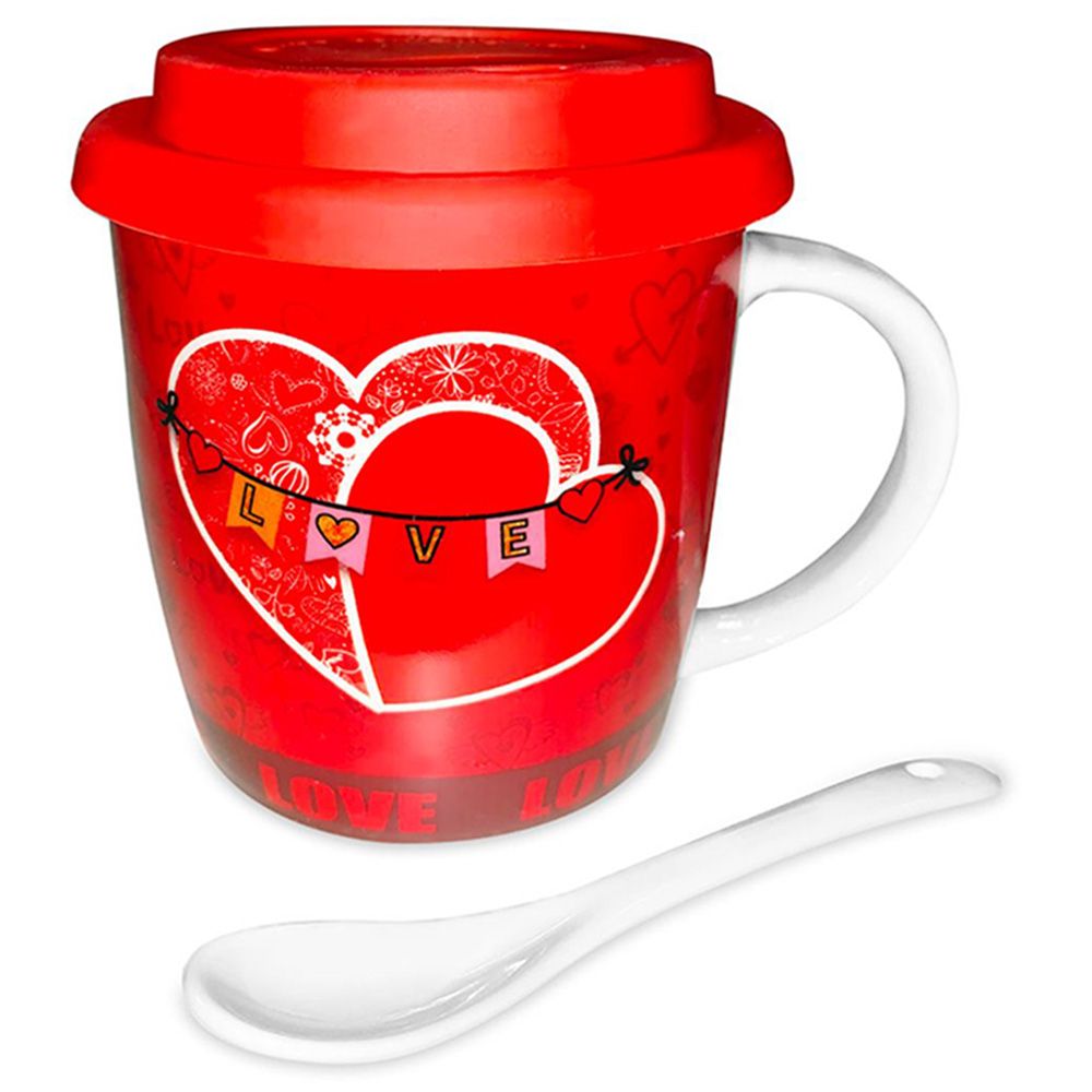 Party Magic - Valentine Mug With Spoon - 9cm