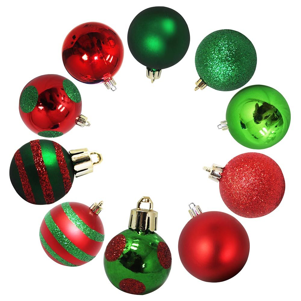 Christmas Magic - 18pcs Christmas Balls 5cm - Green