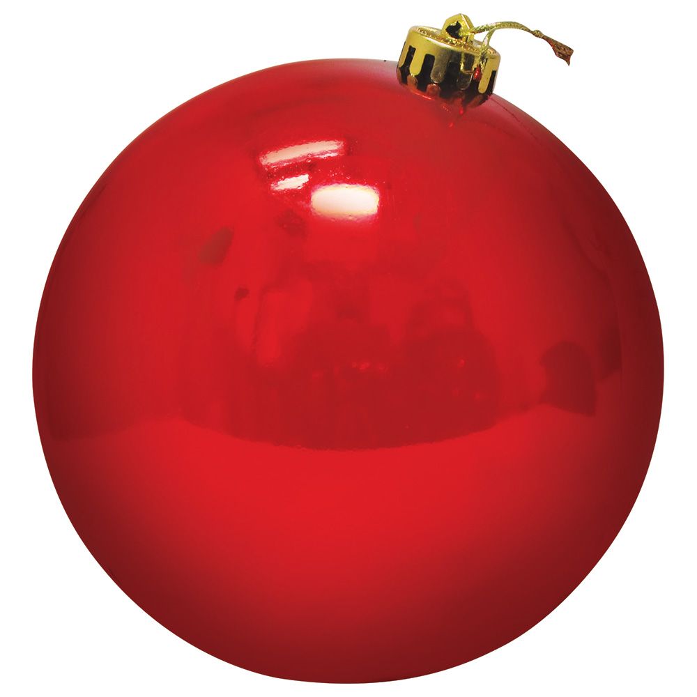 Party Magic - Shiny Ball Decoration 20cm - Red