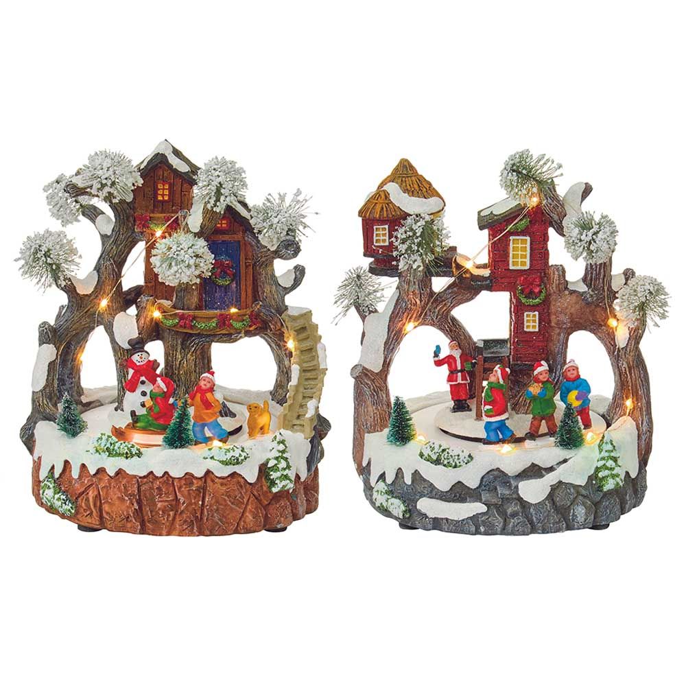 Premier - Lit Tree House Scene 23cm