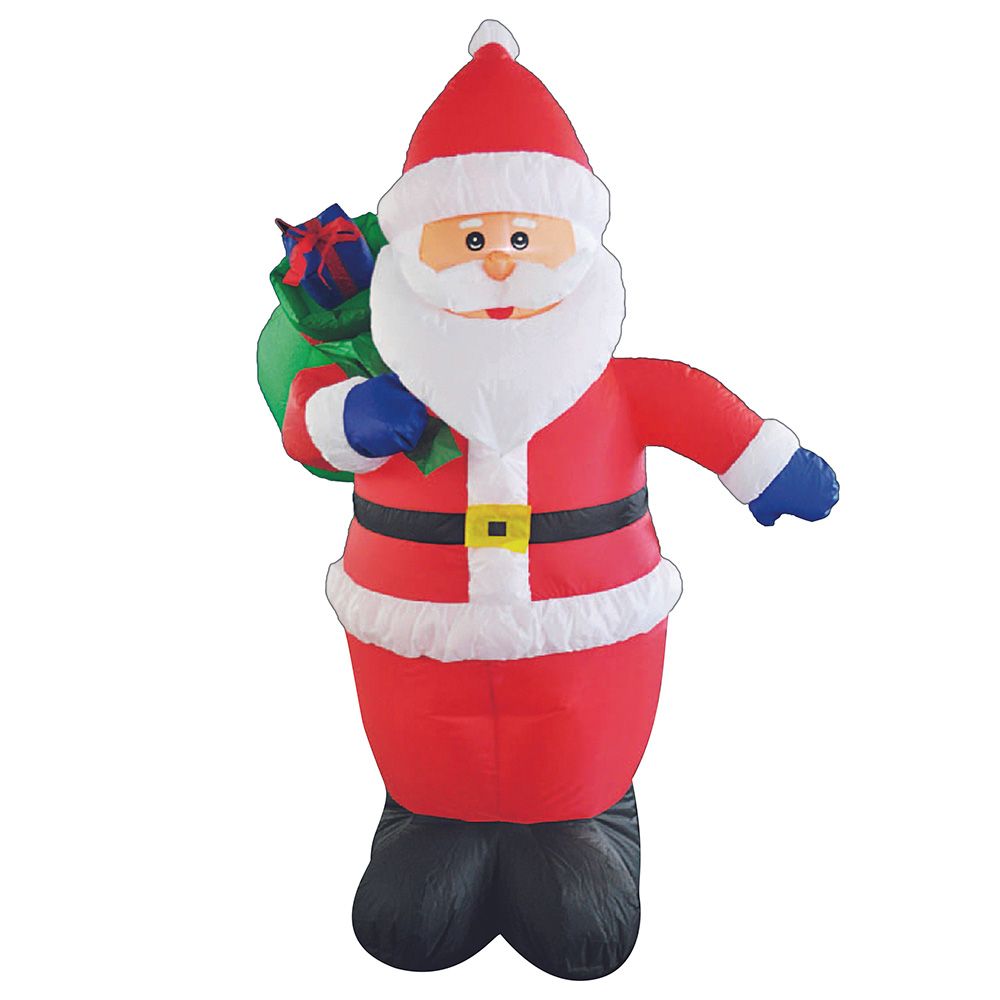 Premier - Inflatable Santa with Sack 3m - Red