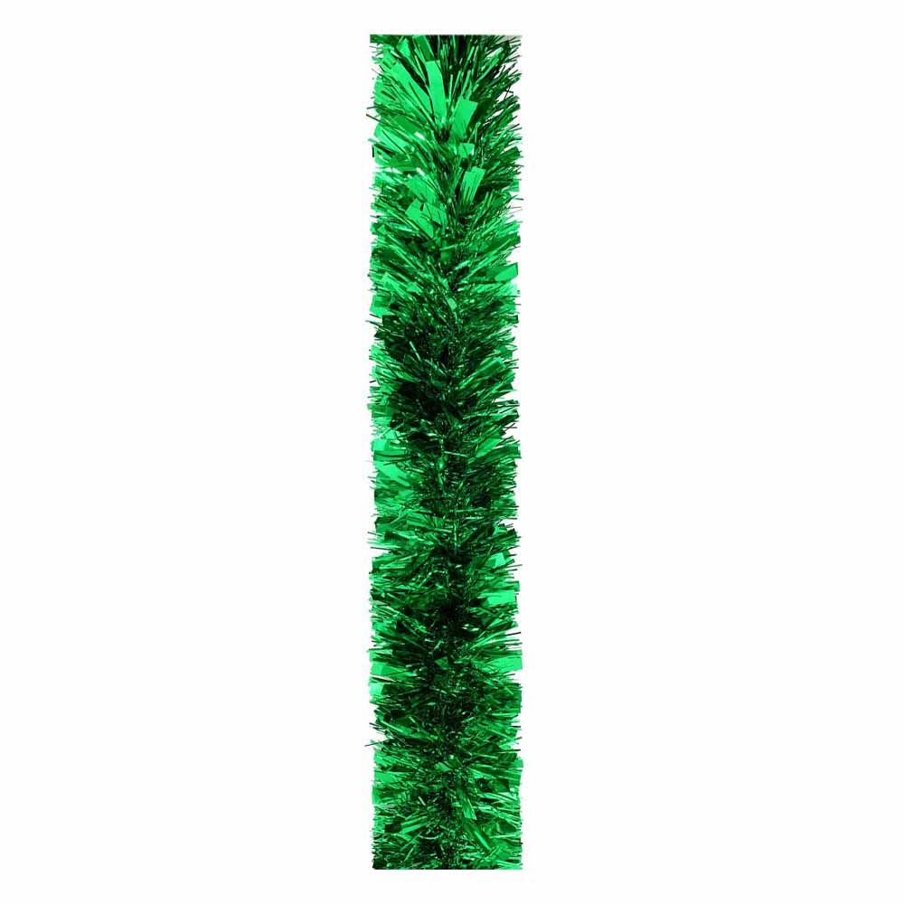 Christmas Magic - Thick Tinsel Garland 2 M - Green