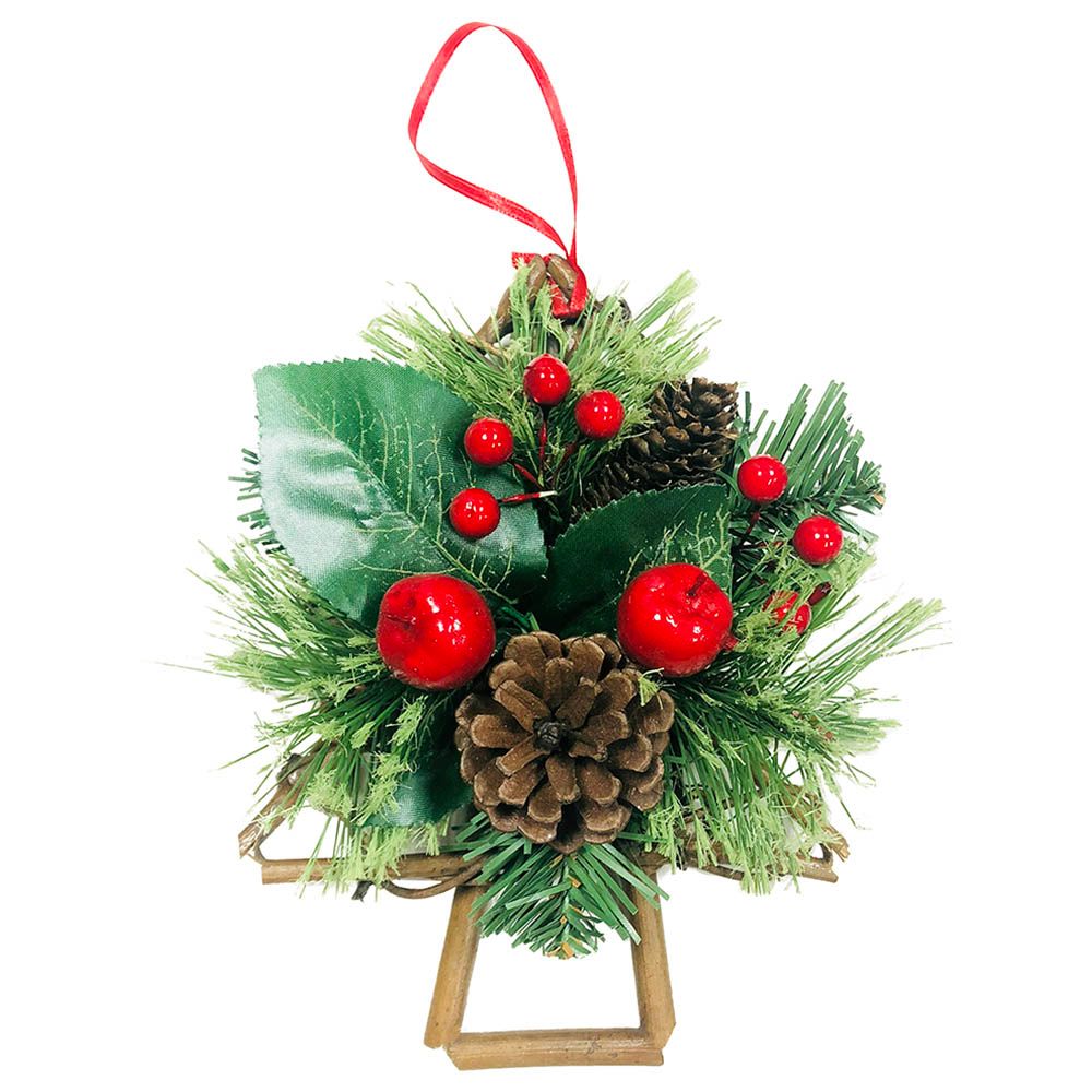 Christmas Magic - Tree Shape Decoration 25cm - Green