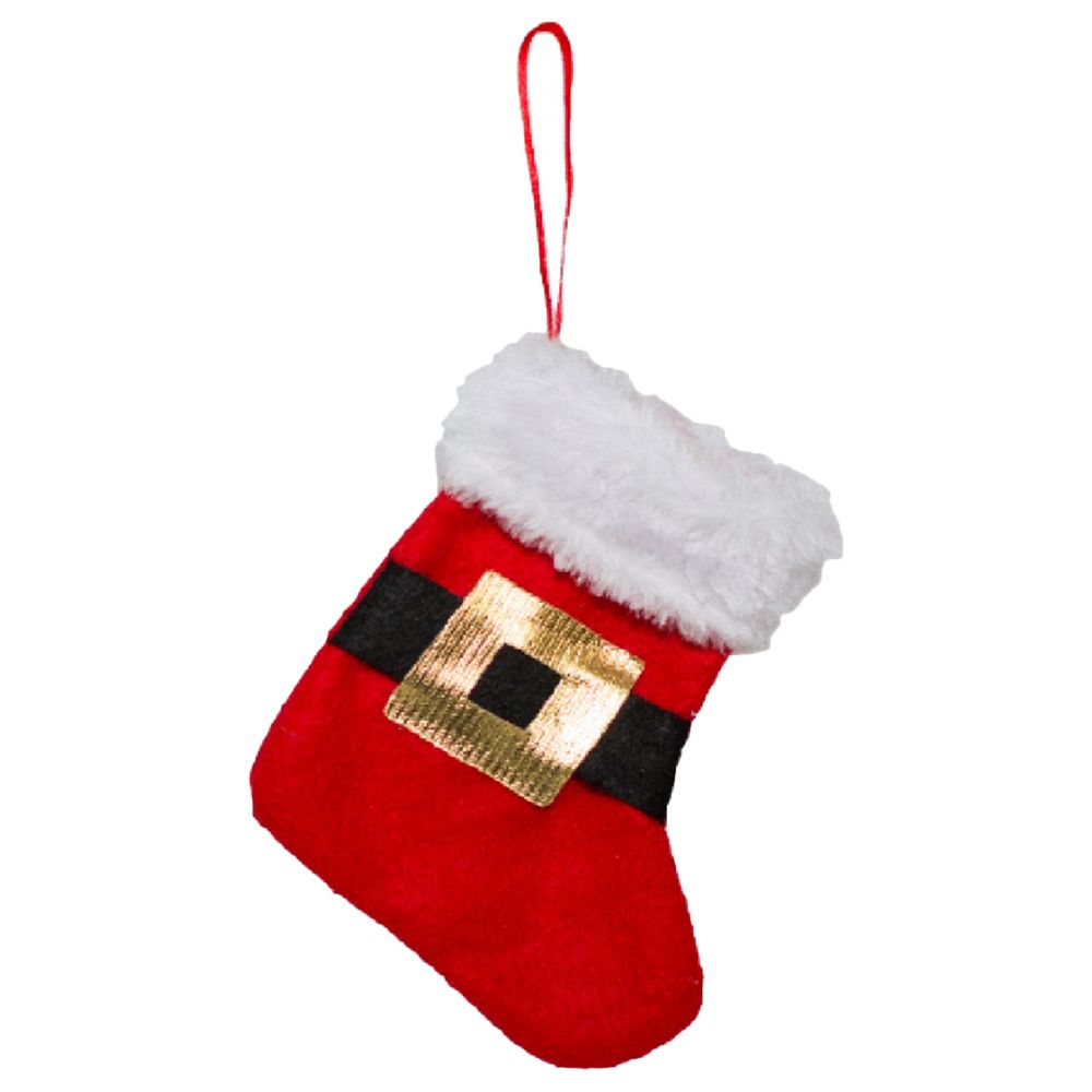 Christmas Magic - Mini Stocking With Belt - 4pcs - 15cm