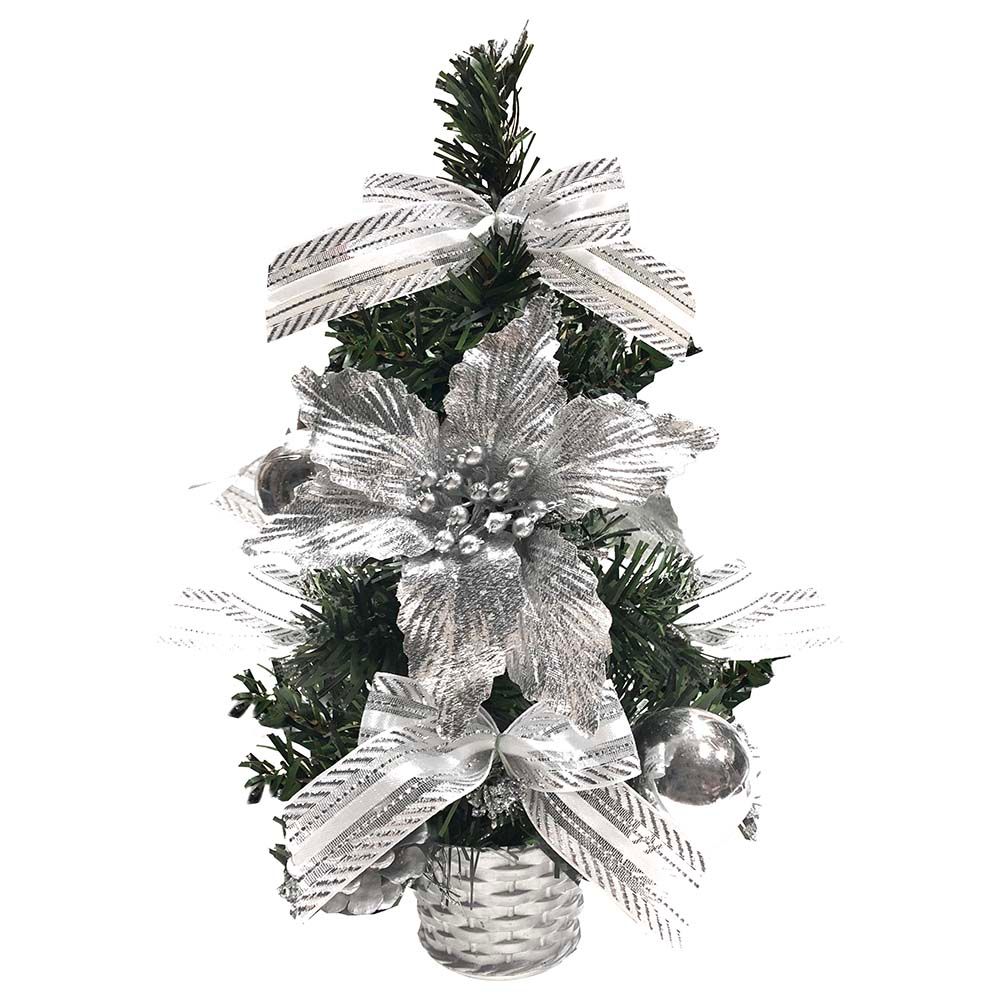 Christmas Magic - Decorated Tree 30cm - Silver