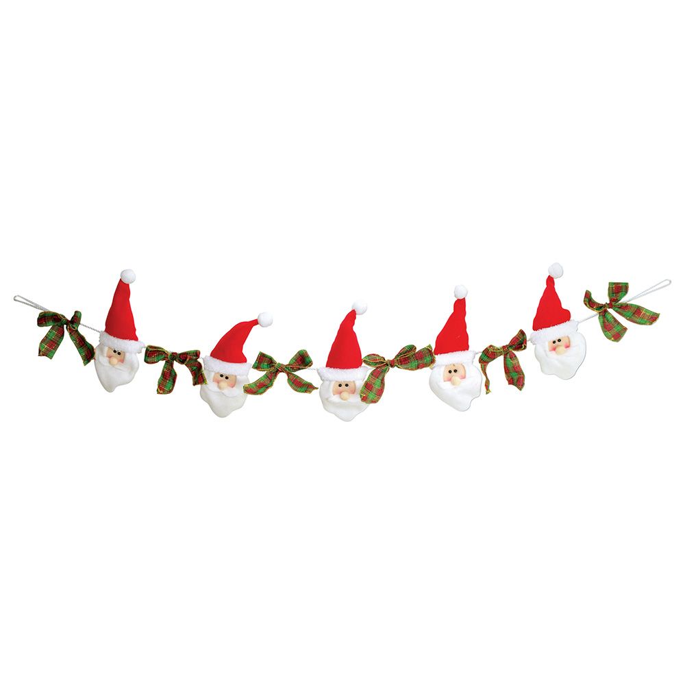 Christmas Magic - Santa Door Garland - Red