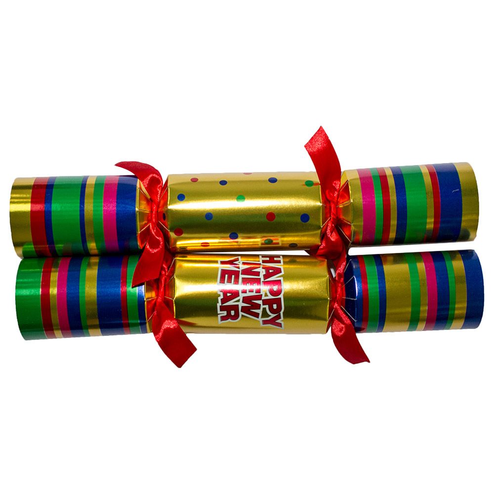 Party Magic - 12in New Year Value Crackers 6pcs/Box