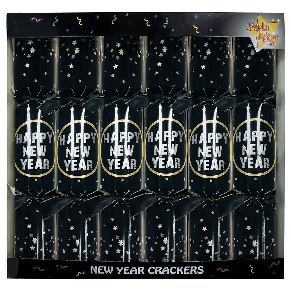 Party Magic - 12in New Year Luxury Crackers 36829 6pcs/Box