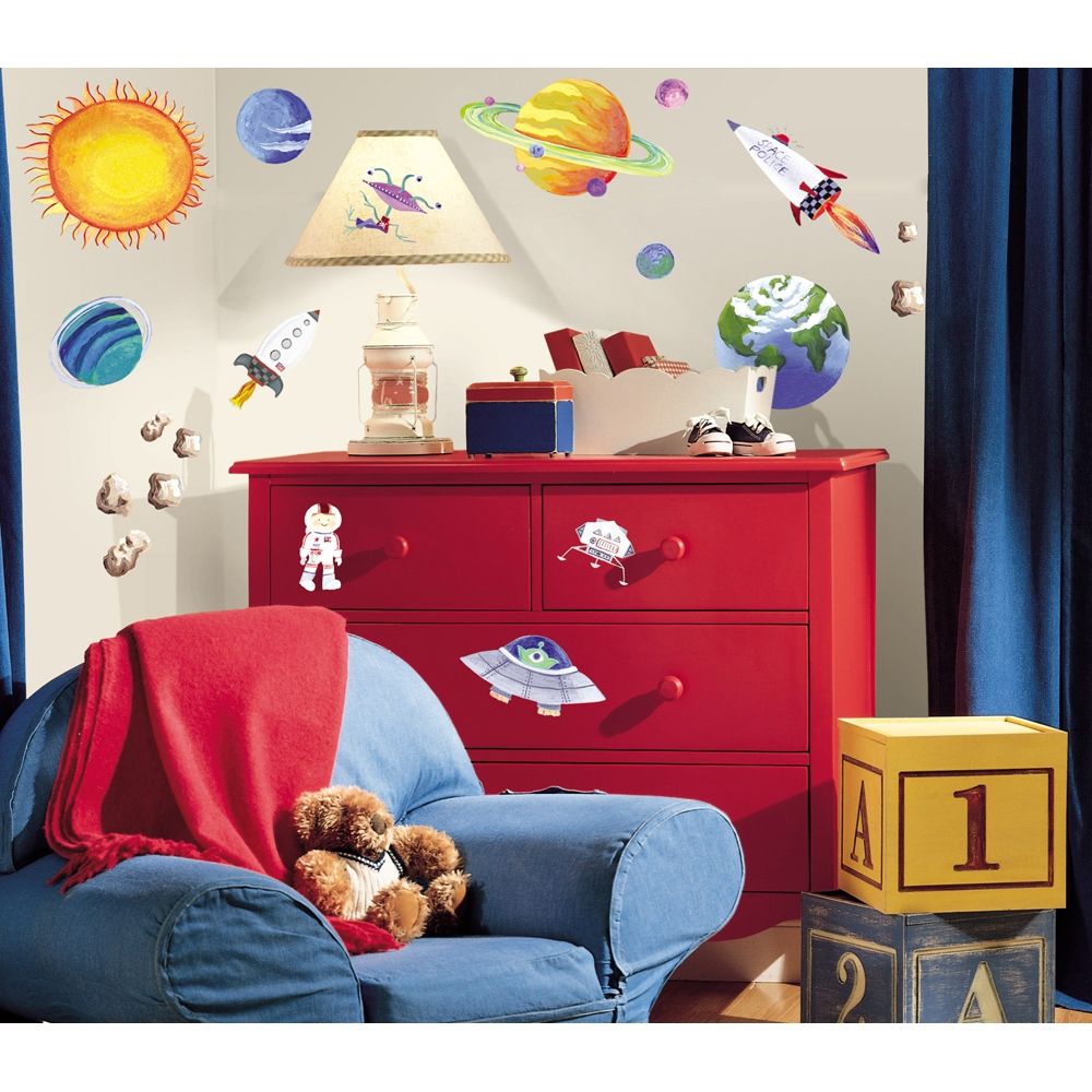 RoomMates Outer Space Peel & Stick Wall Decals