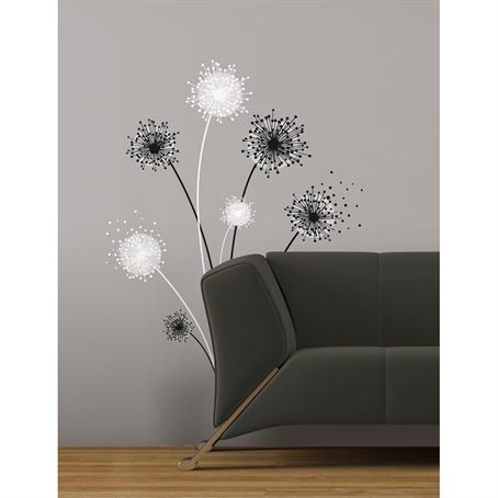 RoomMates Graphic Dandelion Giant Wall Decal