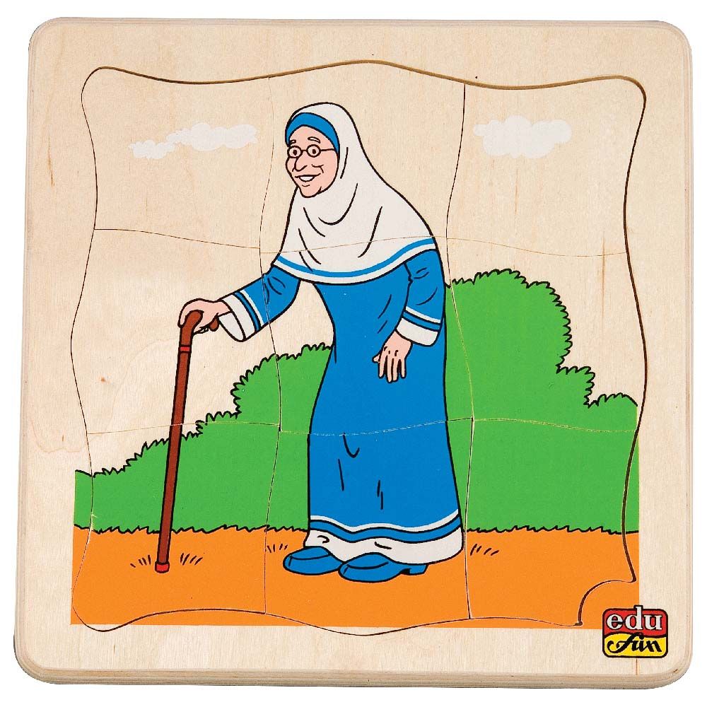 Edu Fun - See How They Grow Puzzle - Arabian Woman 