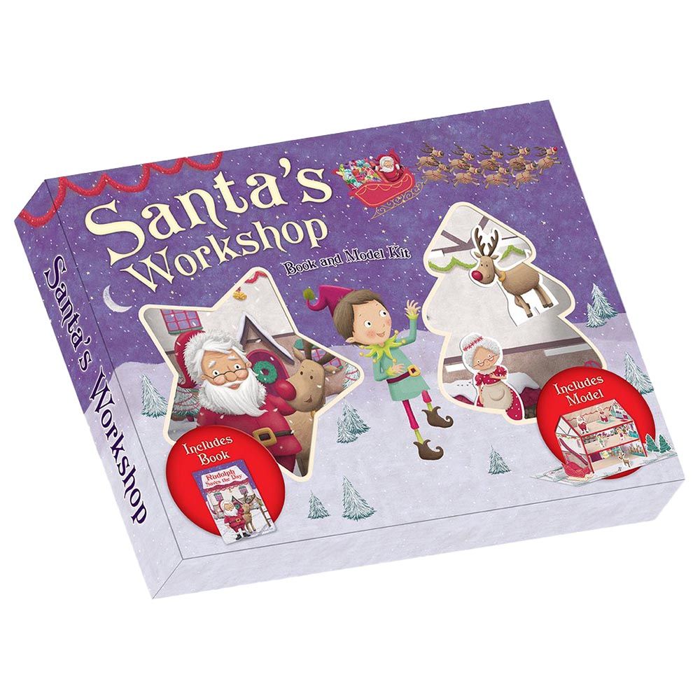 Santa's Workshop Book And Model