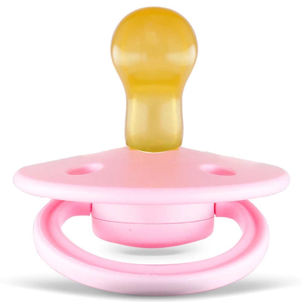 Rebael - Mono Round Pacifier S1 0-6M - Sweet Pink