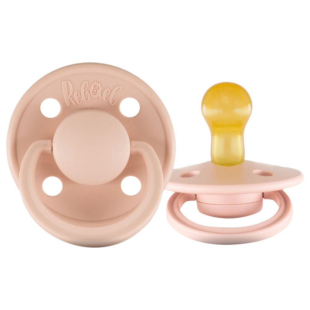 Rebael - Mono Round Pacifier S1 0-6M - Blush