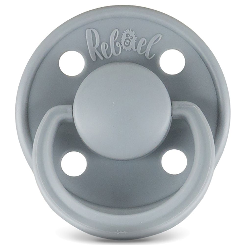 Rebael - Mono Round Pacifier S1 0-6M - Pewter