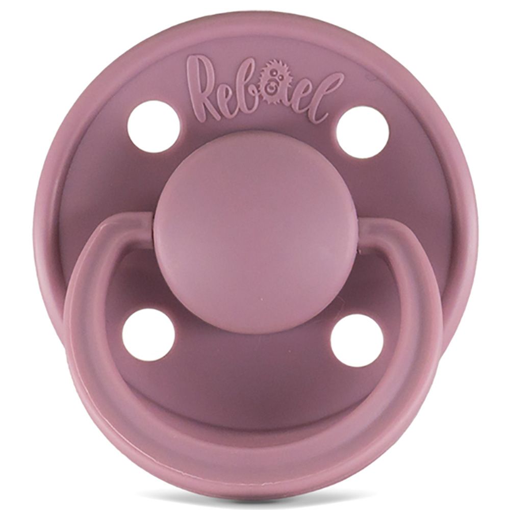 Rebael - Mono Round Pacifier S1 0-6M - Plum