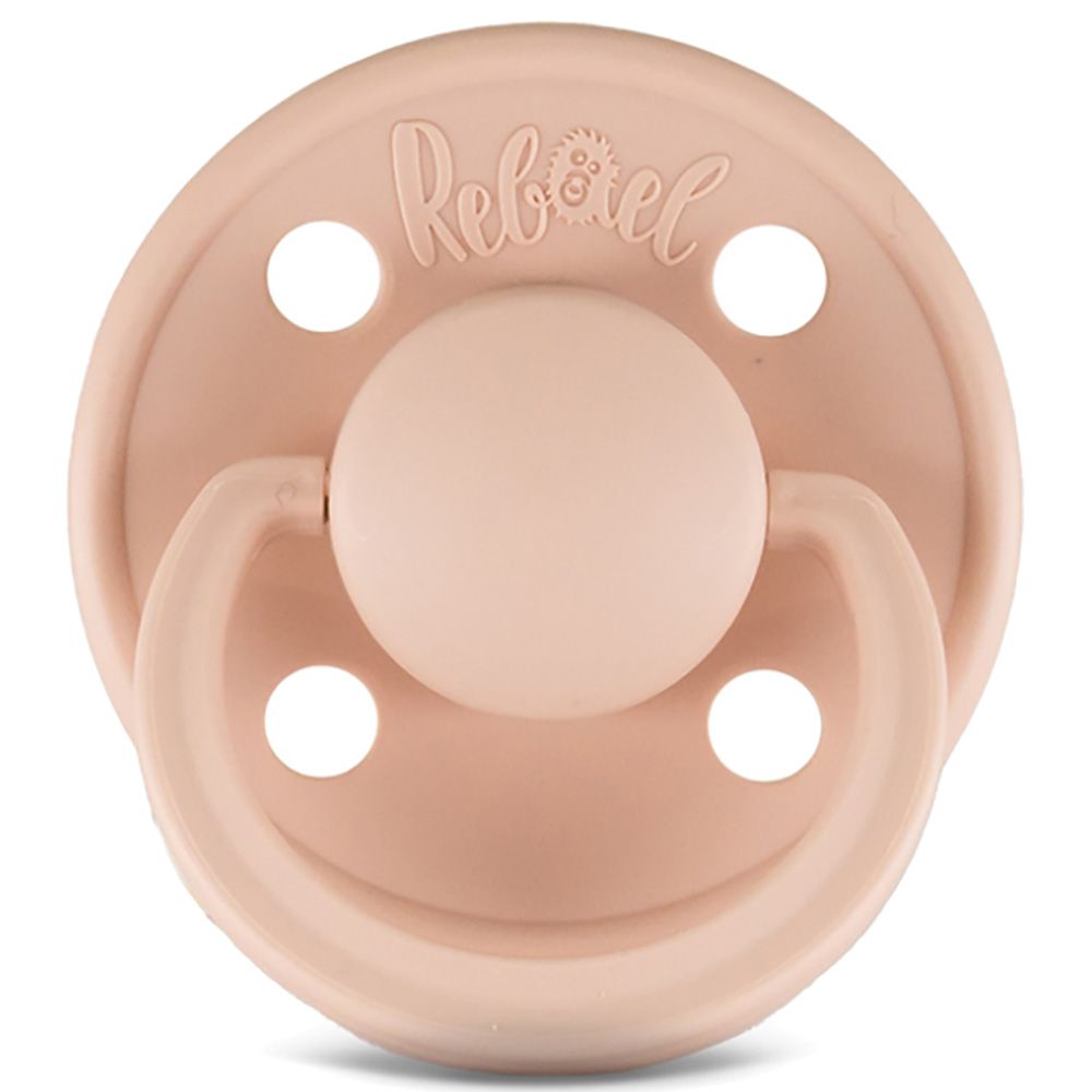 Rebael - Mono Round Pacifier S2 6M+ - Blush