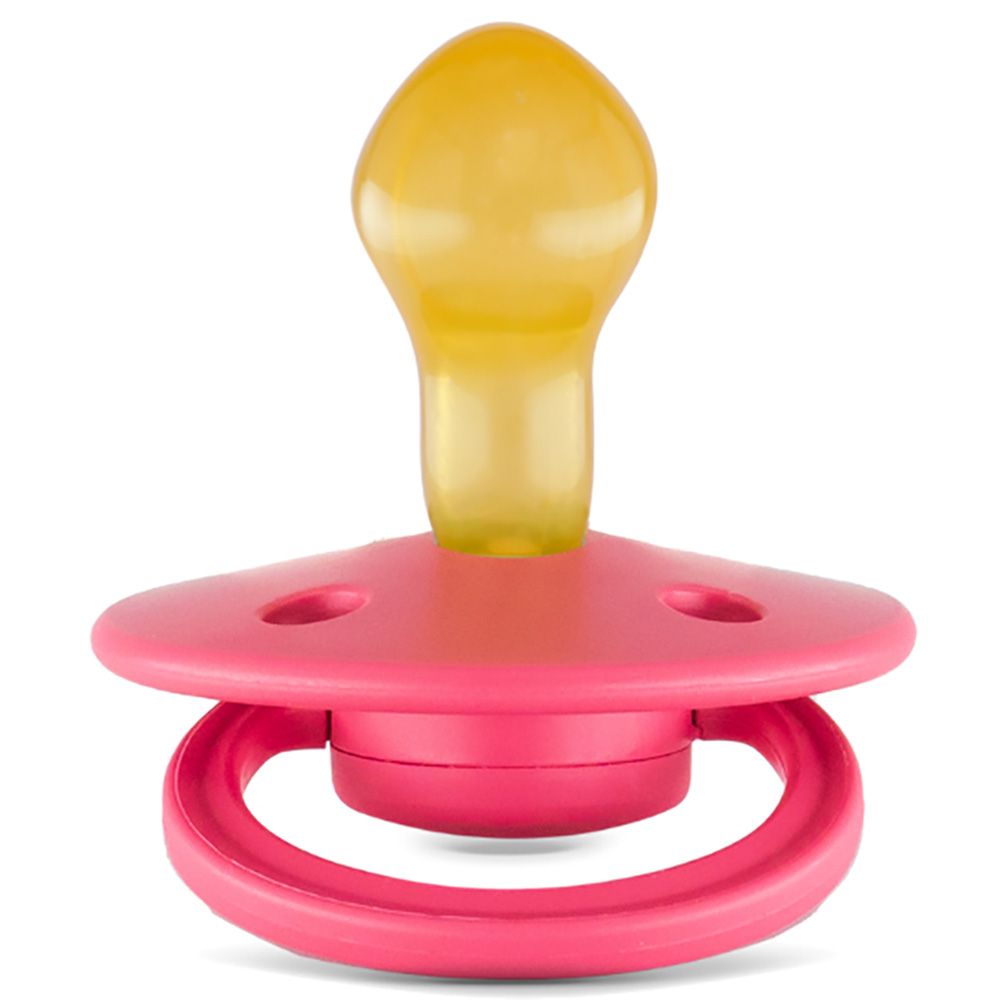 Rebael - Mono Round Pacifier S2 6M+ - Salmon