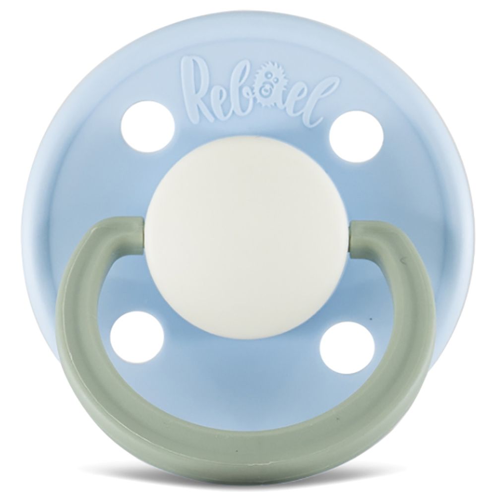 Rebael - Fashion Round Pacifier S1 0-6M - Cold Pearly Dolphin