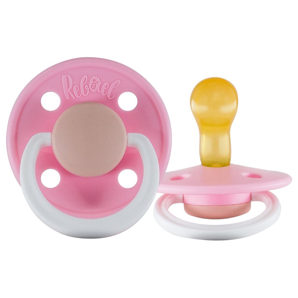 Rebael - Fashion Round Pacifier S1 0-6M - Rising Soft Fox