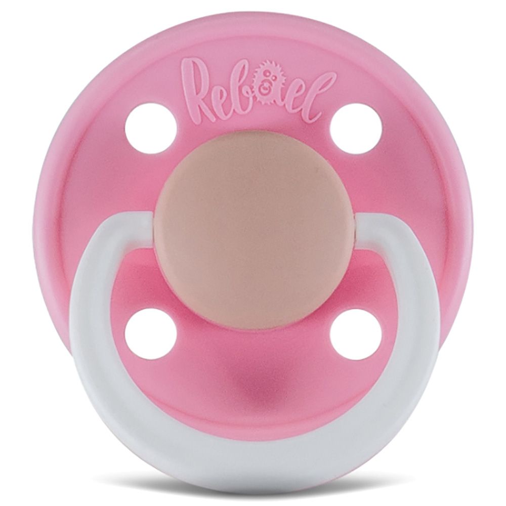 Rebael - Fashion Round Pacifier S1 0-6M - Rising Soft Fox