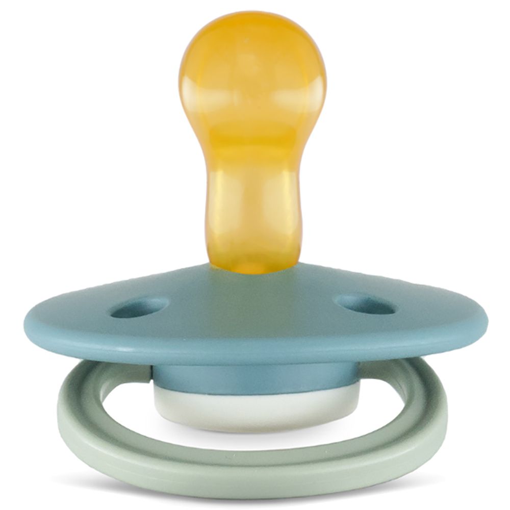 Rebael - Fashion Round Pacifier S1 0-6M - Rainy Pearly Dolphin