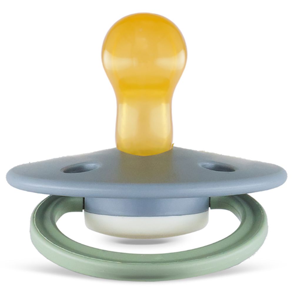 Rebael - Fashion Round Pacifier S1 0-6M - Stormy Pearly Dolphin