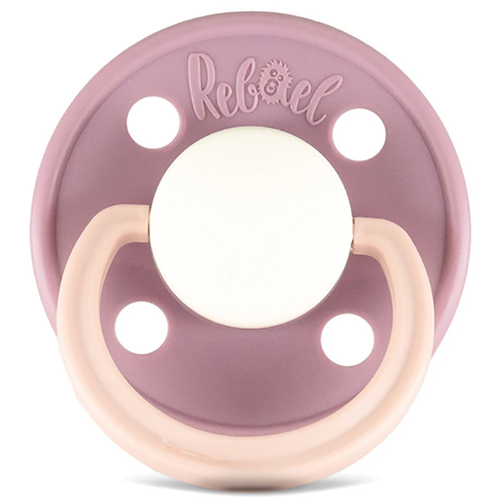 Rebael - Fashion Round Pacifier S1 0-6M - Misty Pearly Poodle