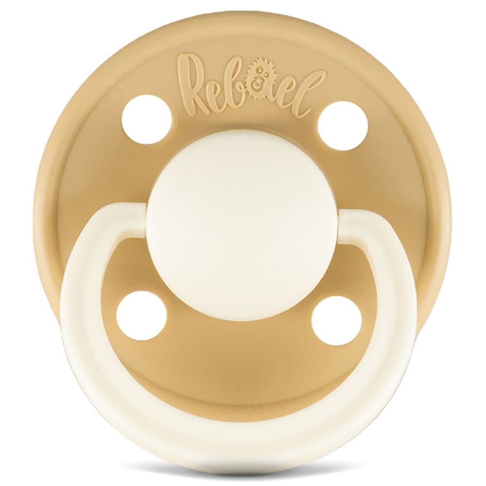 Rebael - Fashion Round Pacifier S1 0-6M - Dusty Pearly Mouse