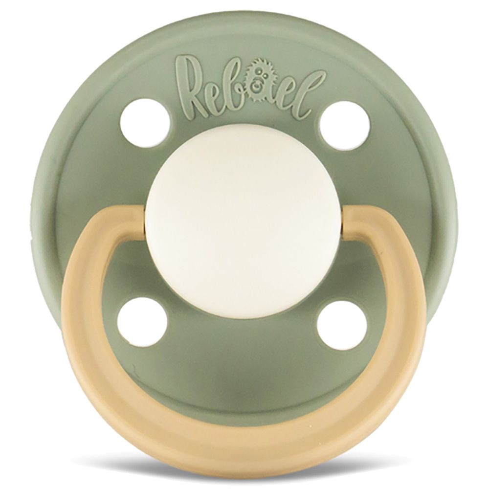 Rebael - Fashion Round Pacifier S1 0-6M - Cloudy Pearly Lion