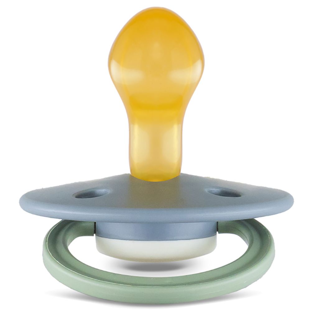 Rebael - Fashion Round Pacifier S2 6M+ - Stormy Pearly Dolphin