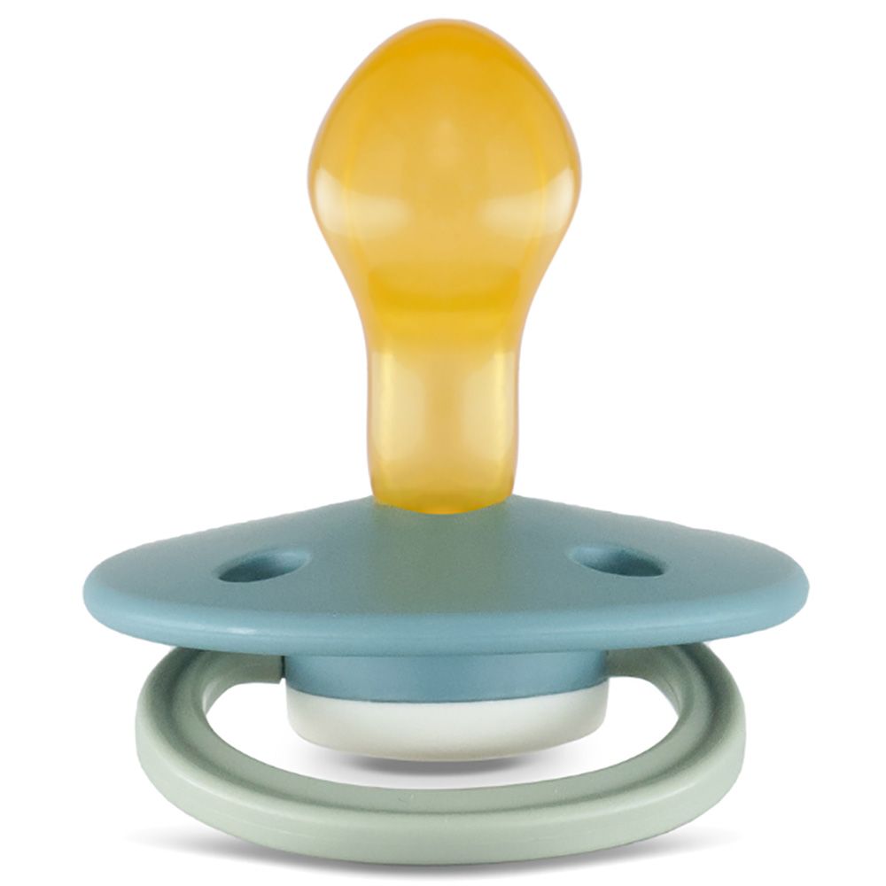 Rebael - Fashion Round Pacifier S2 6M+ - Rainy Pearly Dolphin