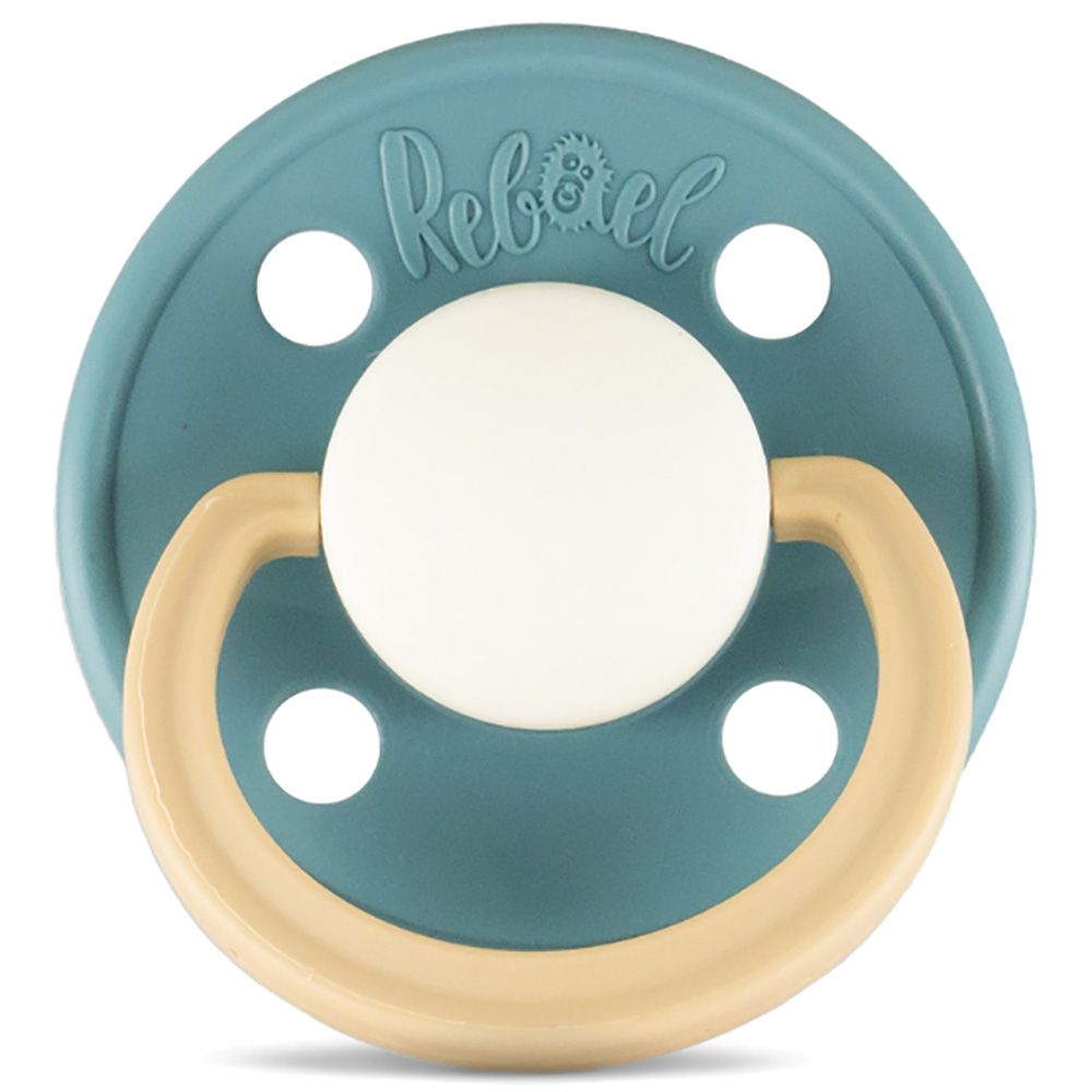 Rebael - Fashion Round Pacifier S2 6M+ - Rainy Pearly Lion