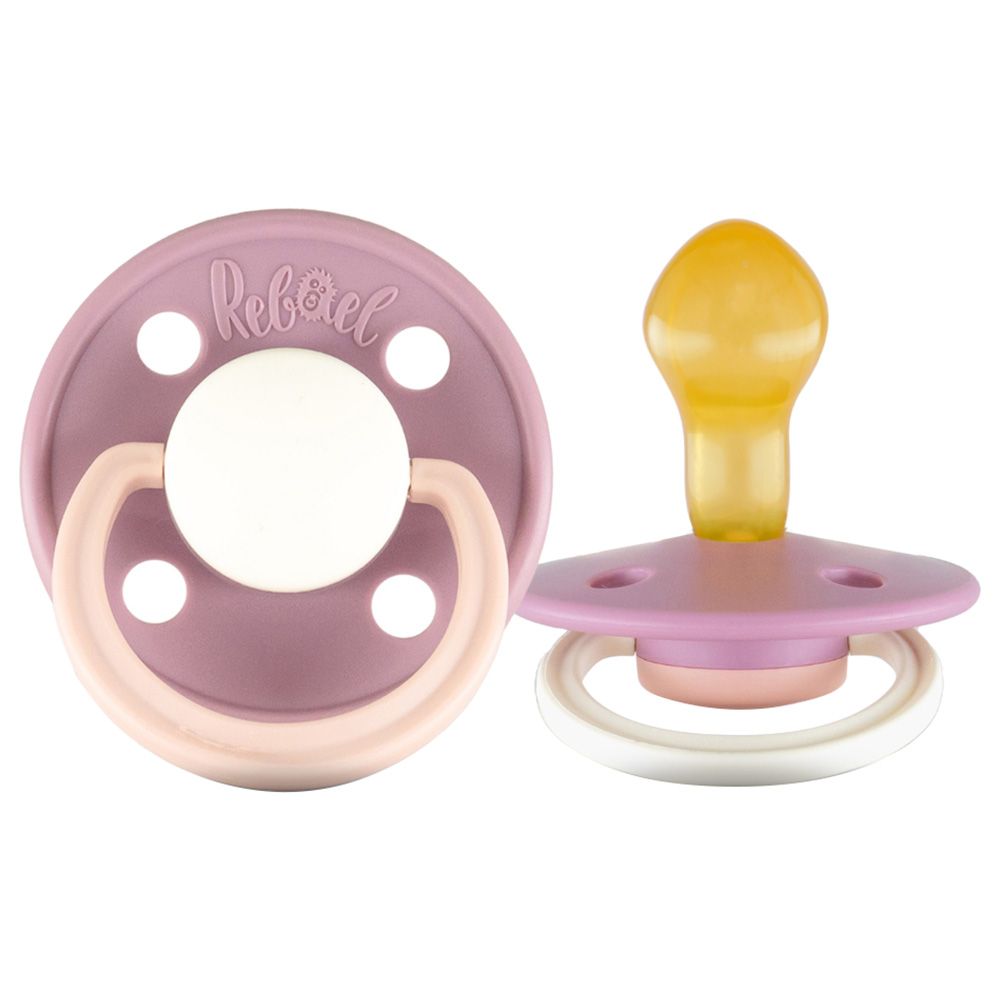 Rebael - Fashion Round Pacifier S2 6M+ - Misty Pearly Poodle