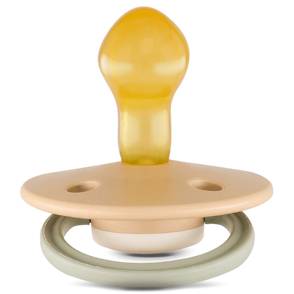 Rebael - Fashion Round Pacifier S2 6M+ - Dusty Pearly Dolphin