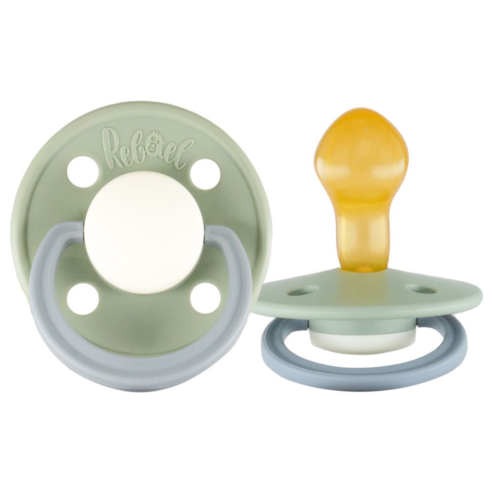 Rebael - Fashion Round Pacifier S2 6M+ - Cloudy Pearly Pony