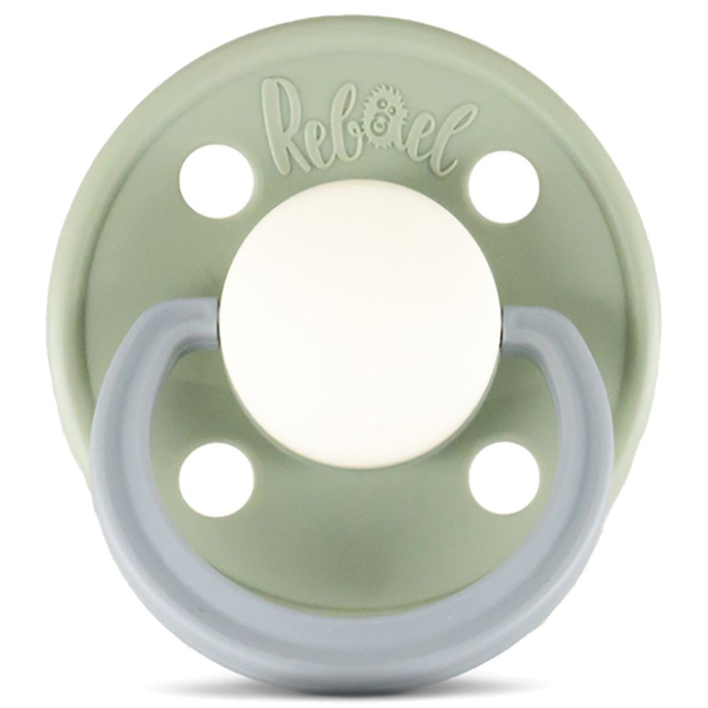 Rebael - Fashion Round Pacifier S2 6M+ - Cloudy Pearly Pony